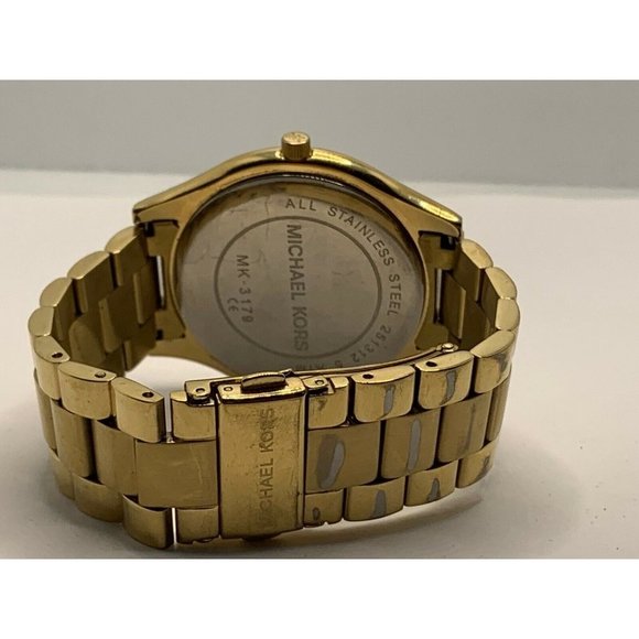 Michael Kors MK3179 Women\'s Gold Stainless Steel A main image 8